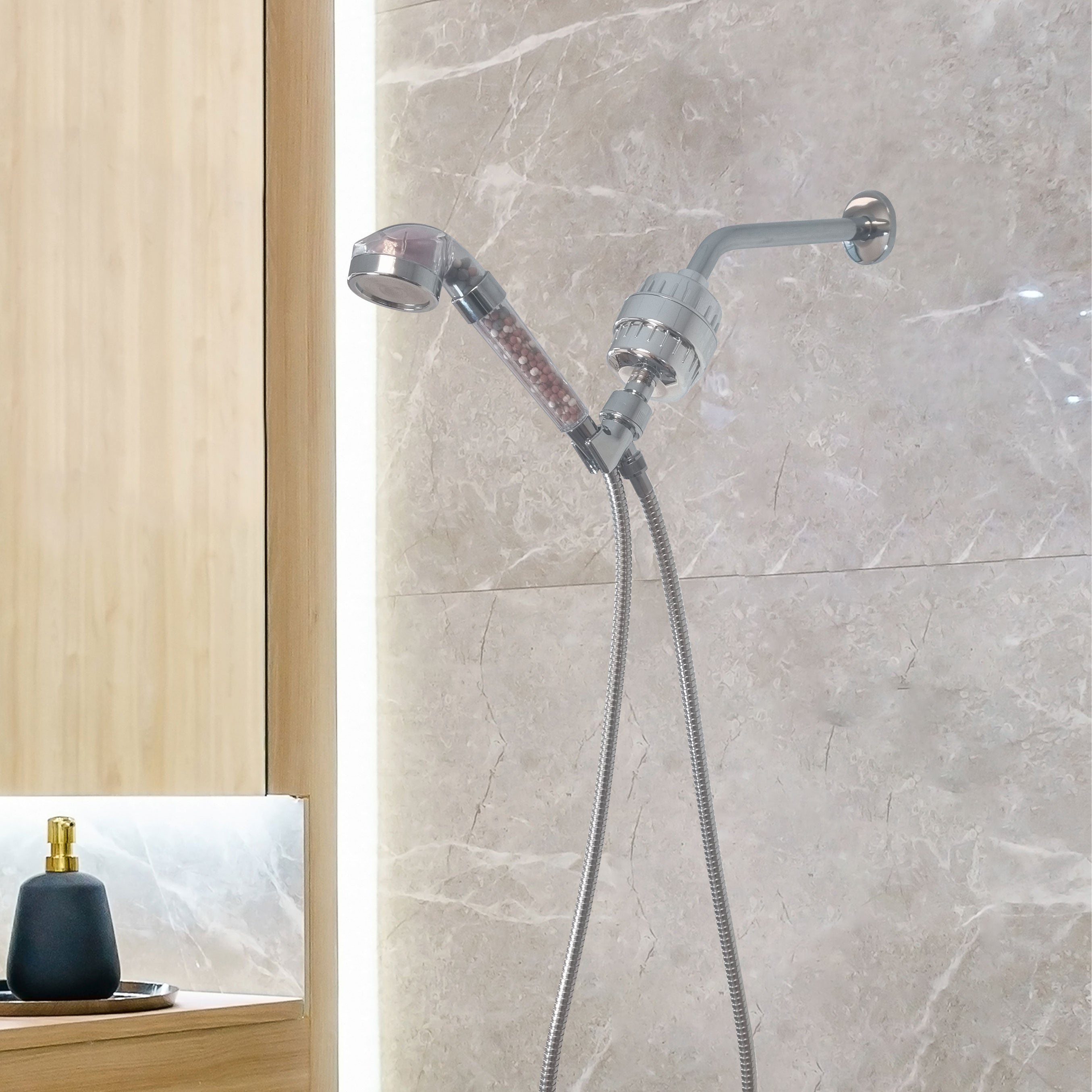 رأس الدش الأيوني MineralStream™ LED