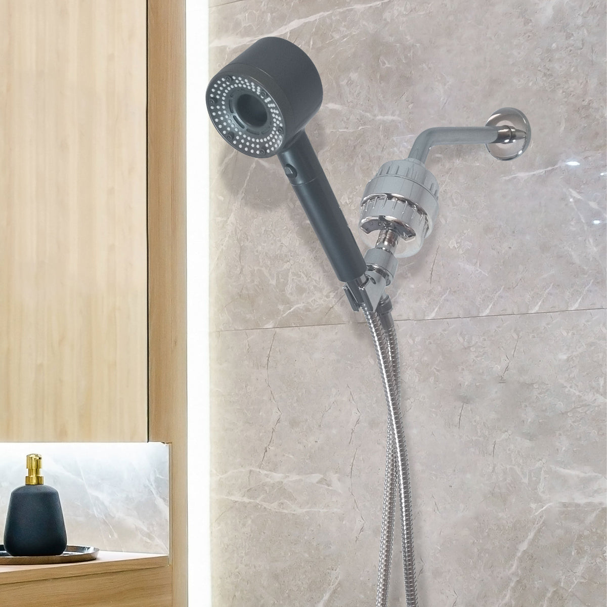 رأس دش مصفّى من Hey-Pure