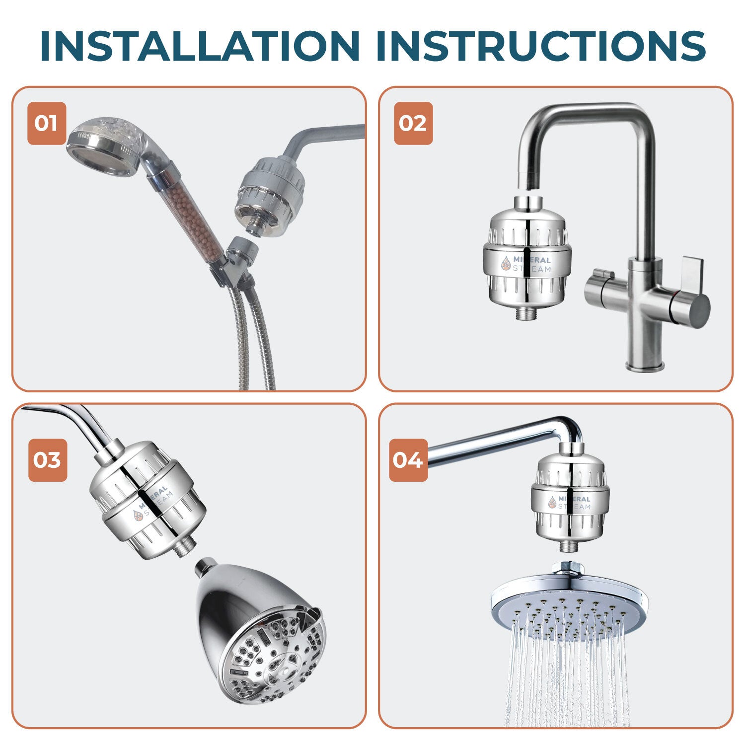 فلتر دش للمياه الصلبة