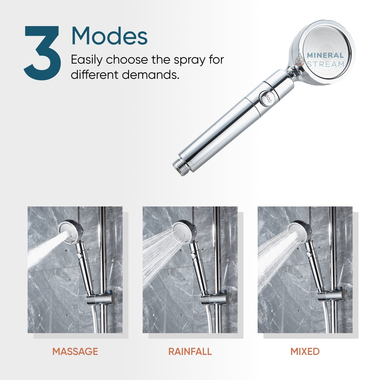 نظام الدش المزدوج MineralStream Duo