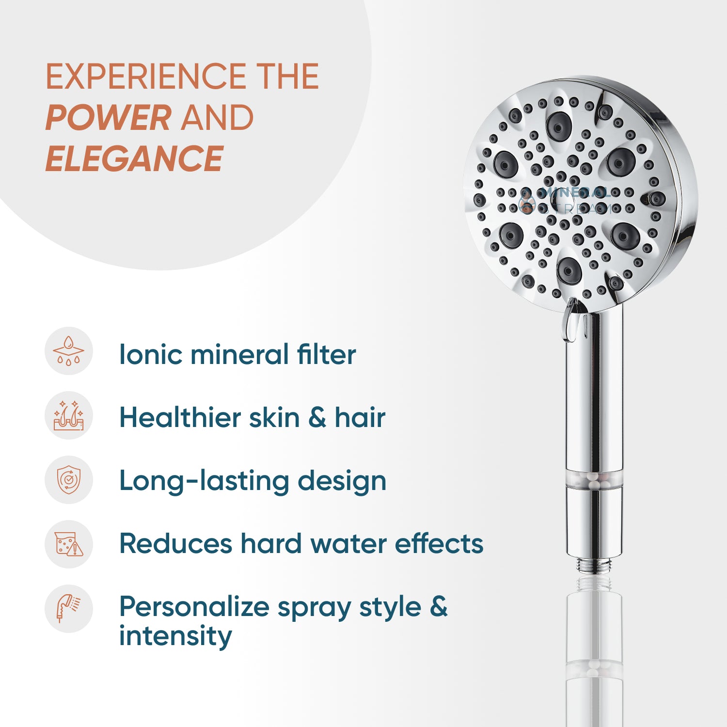 Mineralsstream Luxe 9 Mode Mode High Pressure Dearn (Fulted)