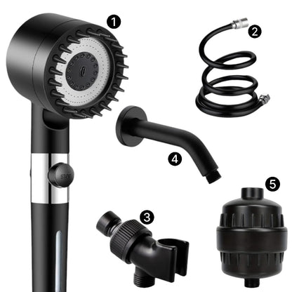Ultimate Shower Massage Shower Head Complete Shower Kit