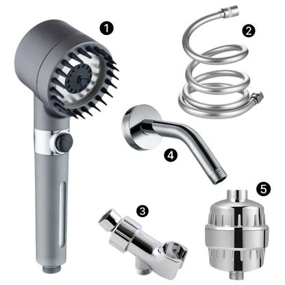 Ultimate Shower Massage Shower Head Complete Shower Kit